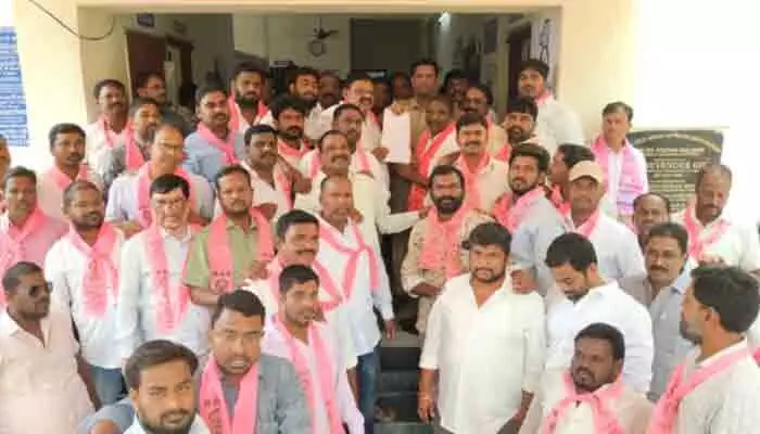 సీఎం రేవంత్ రెడ్డిపై జడ్చర్ల పోలీస్ స్టేషన్లో బీఆర్ఎస్ ఫిర్యాదు సీఎం రేవంత్ రెడ్డిపై జడ్చర్ల పోలీస్ స్టేషన్లో బీఆర్ఎస్ ఫిర్యాదు