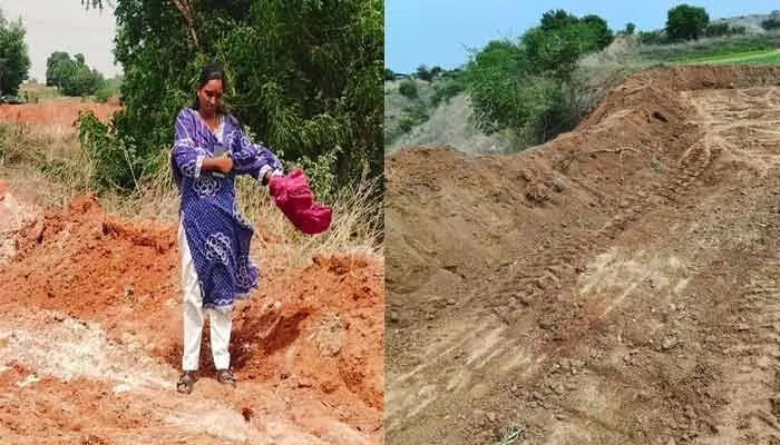 దేవాదుల కెనాల్ కాలువ మట్టి తరలింపుపై అధికారుల ఆరా.. దేవాదుల కెనాల్ కాలువ మట్టి తరలింపుపై అధికారుల ఆరా..