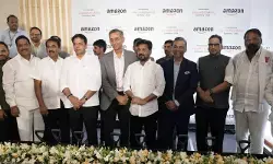 ఫ్యూచ‌ర్ సిటీలో అమెజాన్ డేటా సెంట‌ర్‌కు శంకుస్థాప‌న‌