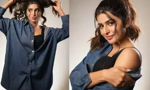 షర్ట్ బటన్స్ విప్పేసి క్యూట్ స్మైల్‌తో కట్టిపడేస్తున్న శరణ్య శెట్టి