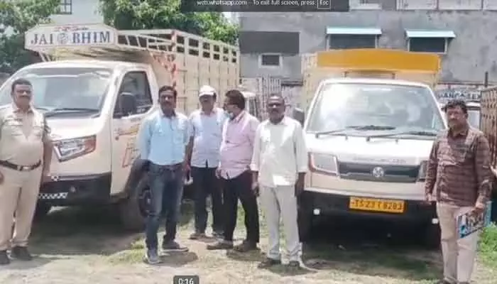 ఆర్మూర్లో 350 క్వింటాళ్ల రేషన్ బియ్యం పట్టివేత ఆర్మూర్లో 350 క్వింటాళ్ల రేషన్ బియ్యం పట్టివేత