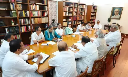 సోనియా గాంధీ అధ్యక్షతన కాంగ్రెస్ పార్లమెంటరీ పార్టీ వ్యూహాత్మక సమావేశం