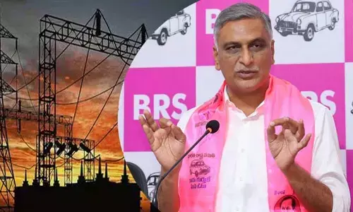 కాంగ్రెస్ నిర్లక్ష్యం వల్లే విద్యుత్ కోతలు: హరీశ్ రావు