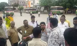 సూర్యాపేట కొత్త బస్టాండ్‌లో ఉద్రిక్తత