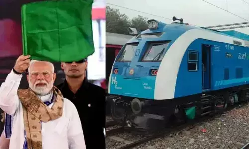 హర్యానాలో చారిత్రక ఘట్టం.. దేశంలోనే మొట్టమొదటి హైడ్రోజన్ రైలును ప్రారంభించిన ప్రధాని మోడీ