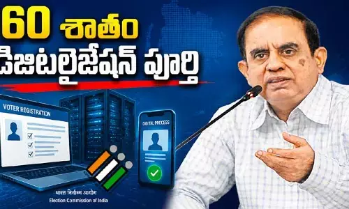 సర్ ప్రక్రియ డిజిటలైజేషన్ 60 శాతం పూర్తి: CEO సుదర్శన్ రెడ్డి