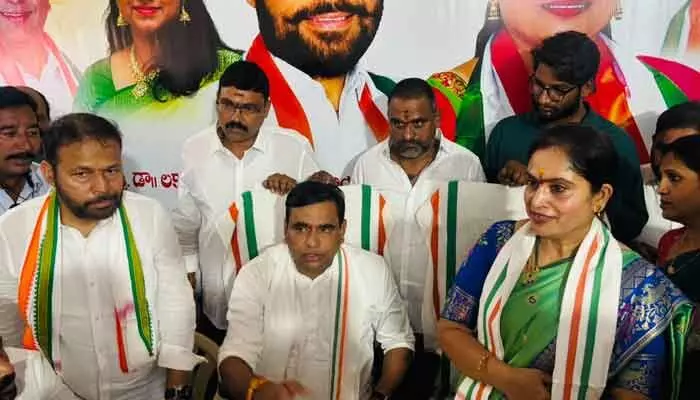పార్టీ బలోపేతానికి సమిష్టిగా కృషి చేయాలి: ఎంపీ చామల కిరణ్ కుమార్ రెడ్డి పార్టీ బలోపేతానికి సమిష్టిగా కృషి చేయాలి: ఎంపీ చామల కిరణ్ కుమార్ రెడ్డి