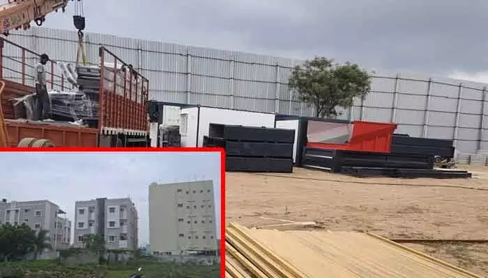 చిన్నారుల ఊపిరితో చెలగాటం.. పాఠశాల పక్కనే ఆర్ఎంసీ ప్లాంట్! చిన్నారుల ఊపిరితో చెలగాటం.. పాఠశాల పక్కనే ఆర్ఎంసీ ప్లాంట్!