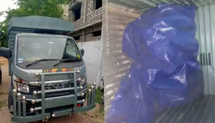 అక్రమ రేషన్ బియ్యం దందా బట్టబయలు అక్రమ రేషన్ బియ్యం దందా బట్టబయలు