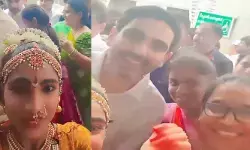 మంగళగిరి రైల్వేస్టేషన్ వేడుకల్లో యువతికి నారా లోకేశ్‌ సర్‌ప్రైజ్