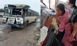 ఇస్నాపూర్లో రెండు బస్సులు ఢీ ఇస్నాపూర్లో రెండు బస్సులు ఢీ