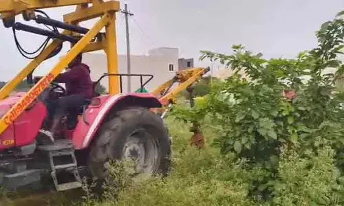 బహదూర్‌గూడలో ఉద్రిక్తత.. 650 ఎకరాల భూములకు హైడ్రా ఫెన్సింగ్