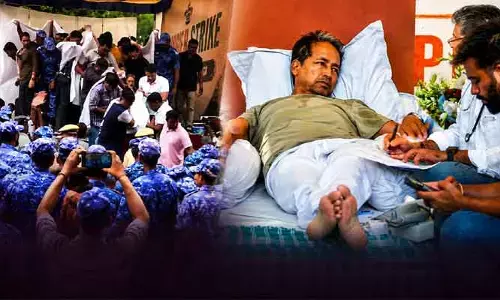 జంతర్ మంతర్ వద్ద ఉద్రిక్తత.. సోనమ్ వాంగ్‌చుక్‍ దీక్ష భగ్నం