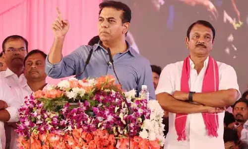 ఫ్యూచర్ సిటీల పేరిట భూదందా: కేటీఆర్