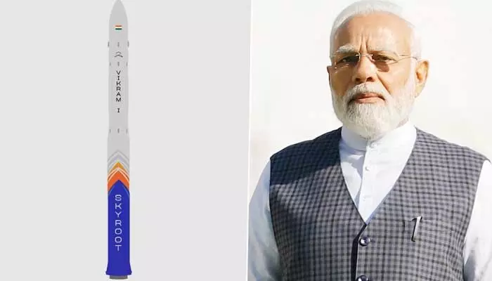 విక్రమ్-1 విజయంపై ప్రధాని మోడీ హర్షం విక్రమ్-1 విజయంపై ప్రధాని మోడీ హర్షం