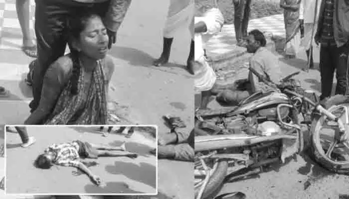 ఎదురెదురుగా ఢీకొన్న రెండు బైక్లు ఎదురెదురుగా ఢీకొన్న రెండు బైక్లు