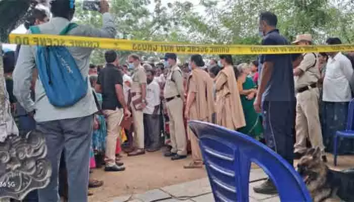 వృద్ధురాలి అనుమానాస్పద మృతిపై హత్య కేసు నమోదు వృద్ధురాలి అనుమానాస్పద మృతిపై హత్య కేసు నమోదు