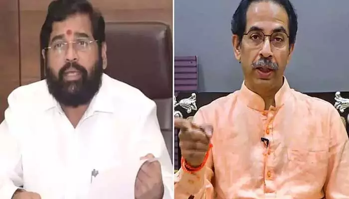 ఉద్ధవ్ ఠాక్రేకు ఎదురుదెబ్బ.. రెబల్స్ శిండే వర్గంలో విలీనం ఉద్ధవ్ ఠాక్రేకు ఎదురుదెబ్బ.. రెబల్స్ శిండే వర్గంలో విలీనం