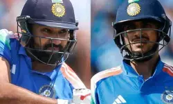 రోహిత్, గిల్ అర్ధ సెంచరీలు...దాటిగా ఆడుతోన్న భారత్ రోహిత్, గిల్ అర్ధ సెంచరీలు...దాటిగా ఆడుతోన్న భారత్