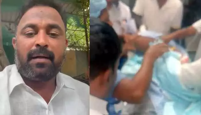 రాప్తాడు వైసీపీ నేత నరేంద్ర ఆత్మహత్యాయత్నం... ఆయనే కారణమంటూ సెల్ఫీ వీడియో రాప్తాడు వైసీపీ నేత నరేంద్ర ఆత్మహత్యాయత్నం... ఆయనే కారణమంటూ సెల్ఫీ వీడియో
