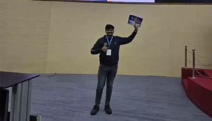 అంతరిక్ష రంగంలో ఖమ్మం యువకుడి ప్రతిభ అంతరిక్ష రంగంలో ఖమ్మం యువకుడి ప్రతిభ