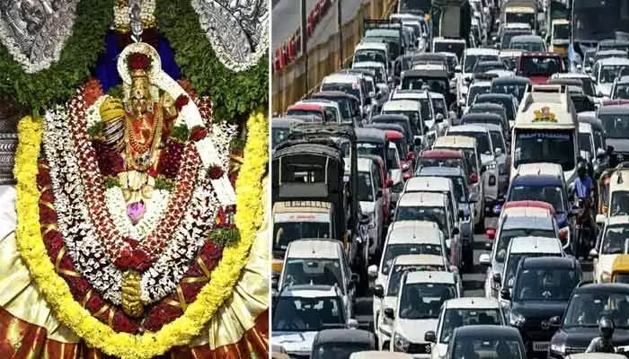 HYD: ఎల్లమ్మ తల్లి కళ్యాణం.. రెండు రోజులు బల్కంపేటలో ట్రాఫిక్ ఆంక్షలు HYD: ఎల్లమ్మ తల్లి కళ్యాణం.. రెండు రోజులు బల్కంపేటలో ట్రాఫిక్ ఆంక్షలు