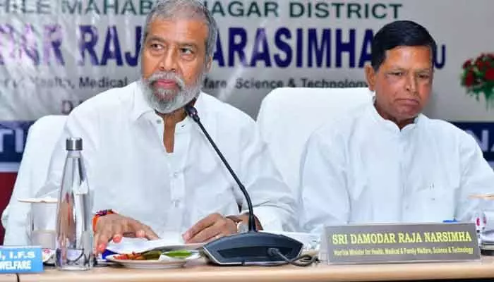 రైతులను ప్రత్యామ్నాయ పంటల వైపు మళ్లించాలి: మంత్రి దామోదర రాజనరసింహ రైతులను ప్రత్యామ్నాయ పంటల వైపు మళ్లించాలి: మంత్రి దామోదర రాజనరసింహ