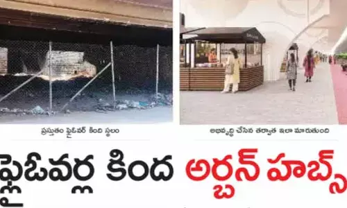 హైదరాబాద్‌లోని ఫ్లైఓవర్ల కింద అర్బన్ హబ్స్