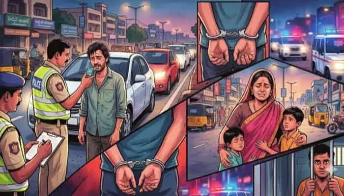 మత్తులోనే డ్రైవింగ్.. ప్రశ్నార్థకమవుతున్న ప్రాణాలు మత్తులోనే డ్రైవింగ్.. ప్రశ్నార్థకమవుతున్న ప్రాణాలు