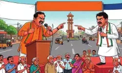 బస్తీమే సవాల్.. బీజేపీ-కాంగ్రెస్ నేతల మధ్య మాటల యుద్ధం!