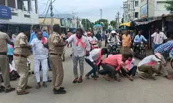 ప్రభుత్వ ఆసుపత్రి సమస్యల పరిష్కారానికి బీఆర్ఎస్ ధర్నా..