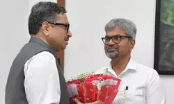 తెలంగాణ చీఫ్ సెక్రటరీతో ఎస్సీసీఆర్ జనరల్ మేనేజర్ భేటీ