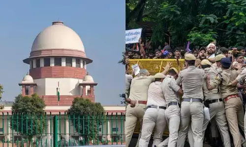 CJP ఆందోళనపై పోలీసుల చర్యల కేసు.. అత్యవసర విచారణకు సుప్రీంకోర్టు నిరాకరణ