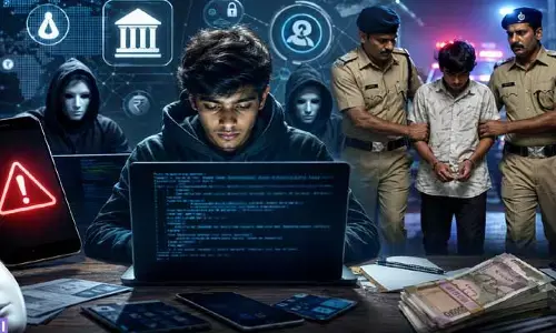 ఇంటర్‌‌లొ ఖతర్నాక్ డ్రాపౌట్.. కట్ చేస్తే ఏకంగా రూ.64 కోట్ల సైబర్ మోసం