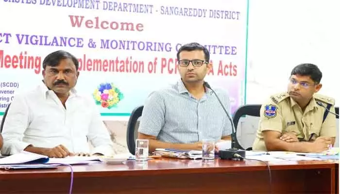 ఎస్సీ, ఎస్టీ అట్రాసిటీ కేసుల్లో బాధితులకు సత్వర న్యాయం అందించాలి ఎస్సీ, ఎస్టీ అట్రాసిటీ కేసుల్లో బాధితులకు సత్వర న్యాయం అందించాలి