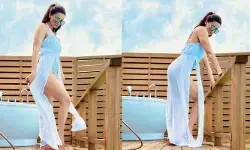 వైట్ కట్ డ్రెస్ లో రెచ్చిపోయిన డైసీ షా.. ఆ అందాలకు ఎవరైనా ఫిదా కావాల్సిందే