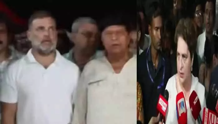 గాంధీ స్మృతికేంద్రం వద్ద ఇండి కూటమి నేతల నివాళి గాంధీ స్మృతికేంద్రం వద్ద ఇండి కూటమి నేతల నివాళి