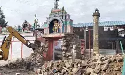 పడమటి అంజన్న రాజగోపురం పనులు ప్రారంభం పడమటి అంజన్న రాజగోపురం పనులు ప్రారంభం