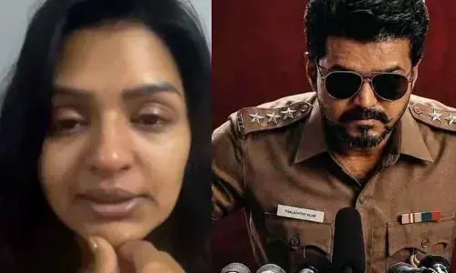 ‘జననాయగన్’లో సీన్లు కట్..క‌న్నీళ్లు పెట్టుకున్న నటి