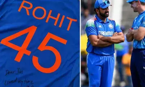 ఇంగ్లాండ్ క్రికెట‌ర్ కు రోహిత్ శ‌ర్మ అరుదైన గిఫ్ట్