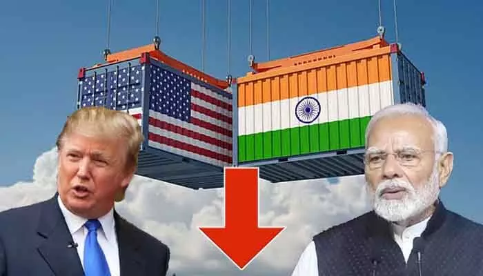 US Tariffs: భారత్కు భారీ ఊరట..టారిఫ్లు 12.5 శాతం నుంచి 10 శాతానికి తగ్గింపు US Tariffs: భారత్కు భారీ ఊరట..టారిఫ్లు 12.5 శాతం నుంచి 10 శాతానికి తగ్గింపు