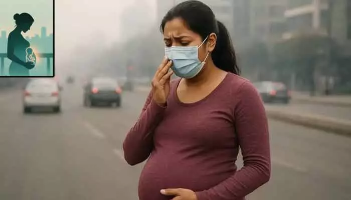 Health : గర్భిణులపై ఎయిర్ పొల్యూషన్ ఎఫెక్ట్.. పుట్టబోయే బిడ్డపై ప్రభావం చూపుతుందా? Health : గర్భిణులపై ఎయిర్ పొల్యూషన్ ఎఫెక్ట్.. పుట్టబోయే బిడ్డపై ప్రభావం చూపుతుందా?
