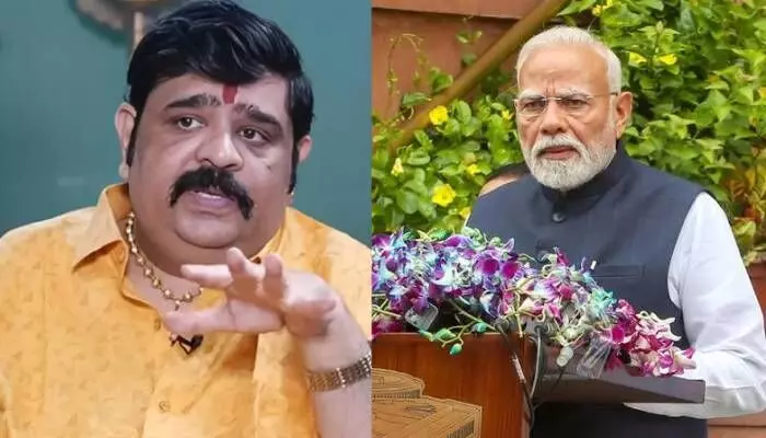 కాక్రోచ్ జనతా పార్టీతో మోడీకి గండమే.. సంచలన జోస్యం చెప్పిన వేణు స్వామి కాక్రోచ్ జనతా పార్టీతో మోడీకి గండమే.. సంచలన జోస్యం చెప్పిన వేణు స్వామి