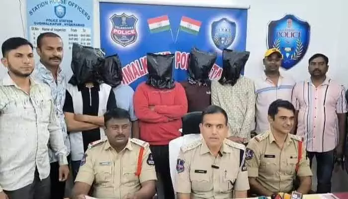 సెల్ ఫోన్ దొంగల ముఠా అరెస్ట్ సెల్ ఫోన్ దొంగల ముఠా అరెస్ట్