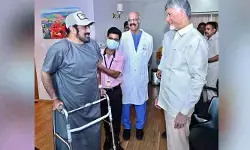 ఏఐజీ ఆస్పత్రిలో బాలకృష్ణను పరామర్శించిన సీఎం చంద్రబాబు