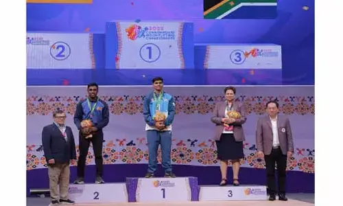 Commonwealth Games 2026: స్నాచ్ విభాగంలో రికార్డు సృష్టించిన భారత వెయిట్‌లిఫ్టర్ రిషికాంత్ సింగ్