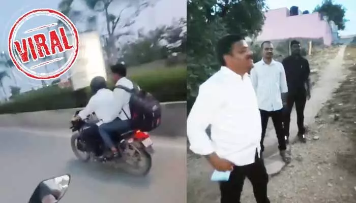 VIRAL: రాపిడో డ్రైవర్గా మారిన తీన్మార్ మల్లన్న: సోషల్ మీడియాలో వీడియో వైరల్ VIRAL: రాపిడో డ్రైవర్గా మారిన తీన్మార్ మల్లన్న: సోషల్ మీడియాలో వీడియో వైరల్