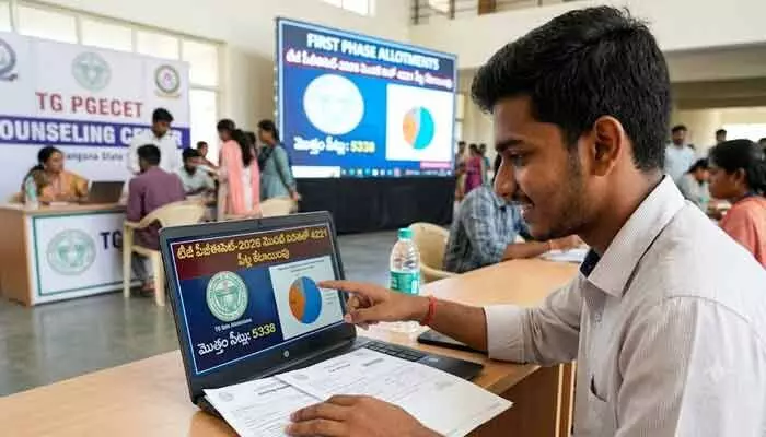 టీజీ పీజీఈసెట్ మొదటి విడతలో 4221 సీట్ల కేటాయింపు టీజీ పీజీఈసెట్ మొదటి విడతలో 4221 సీట్ల కేటాయింపు