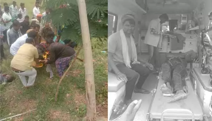 చెట్లు నాటే కూలీలపైకి దూసుకెళ్లిన కారు.. ముగ్గురికి తీవ్ర గాయాలు చెట్లు నాటే కూలీలపైకి దూసుకెళ్లిన కారు.. ముగ్గురికి తీవ్ర గాయాలు