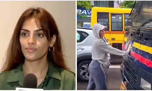 పోలీస్ వ్యాన్‌ను ఆపిన ఫైర్ బ్రాండ్ రియాపై ఆన్‌లైన్ వేధింపులు.. సైబర్ పోలీసులను ఆశ్రయించిన మోడల్
